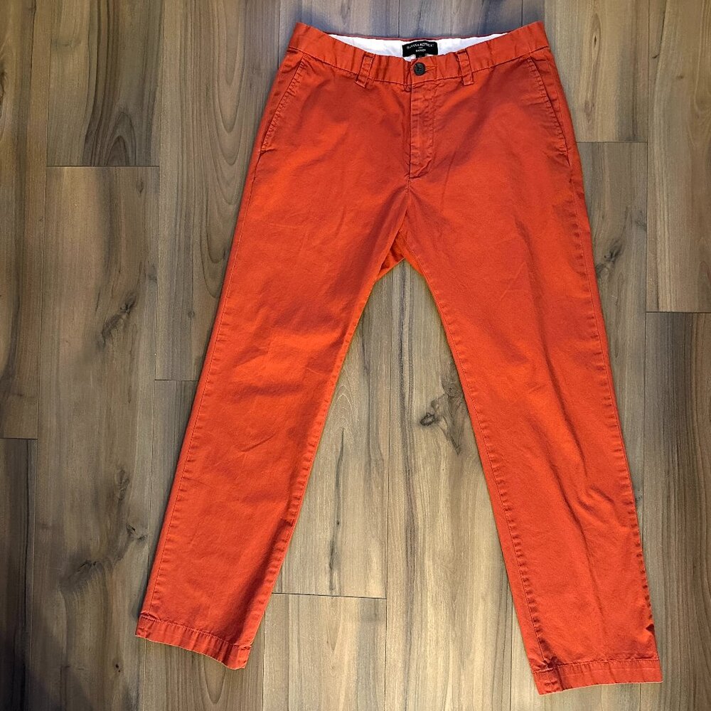 Men's Banana Republic Emerson Chino Orange Size 32